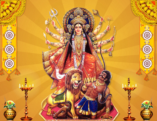 Information on Sri Durga Ashtottara Sata Namavali 108 Names of Goddess Durga Devi 